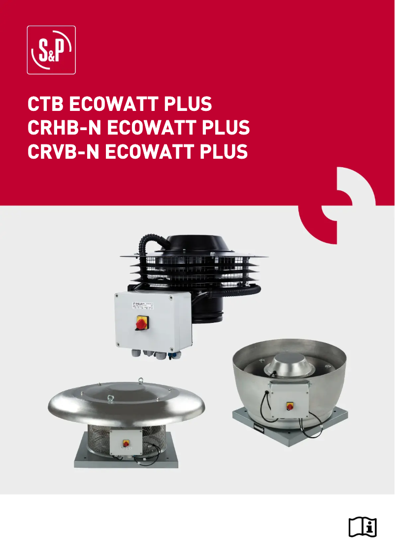 Page 1 of the manual User Manual Soler & Palau CTB ECOWATT PLUS