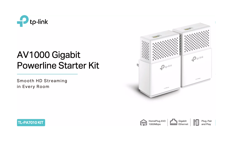 Page 1 of the manual Technical Sheet TP-Link TL-PA7010 KIT