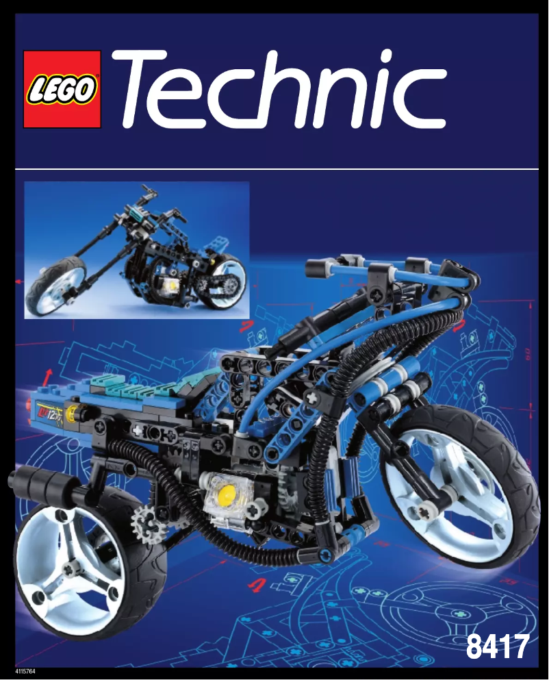 Page 1 of the manual User Manual Lego Technic 8417