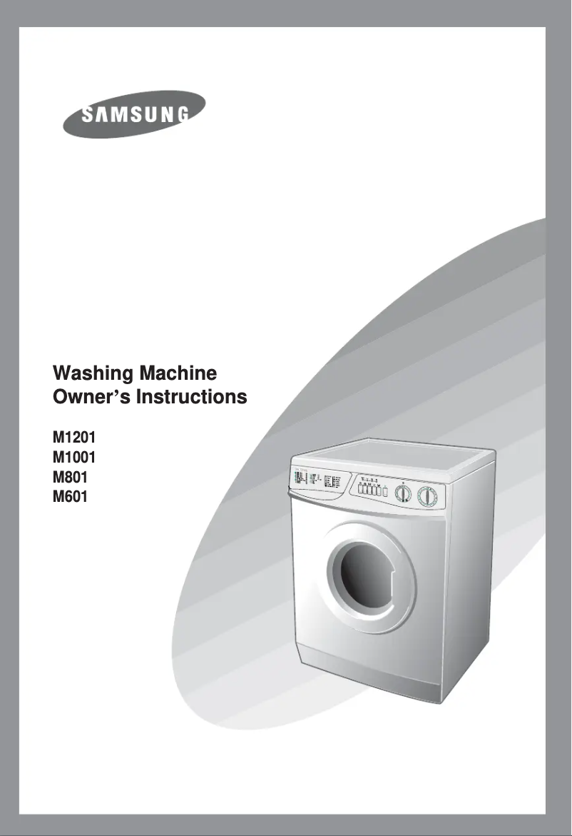 Page 1 of the manual User Manual Samsung M601