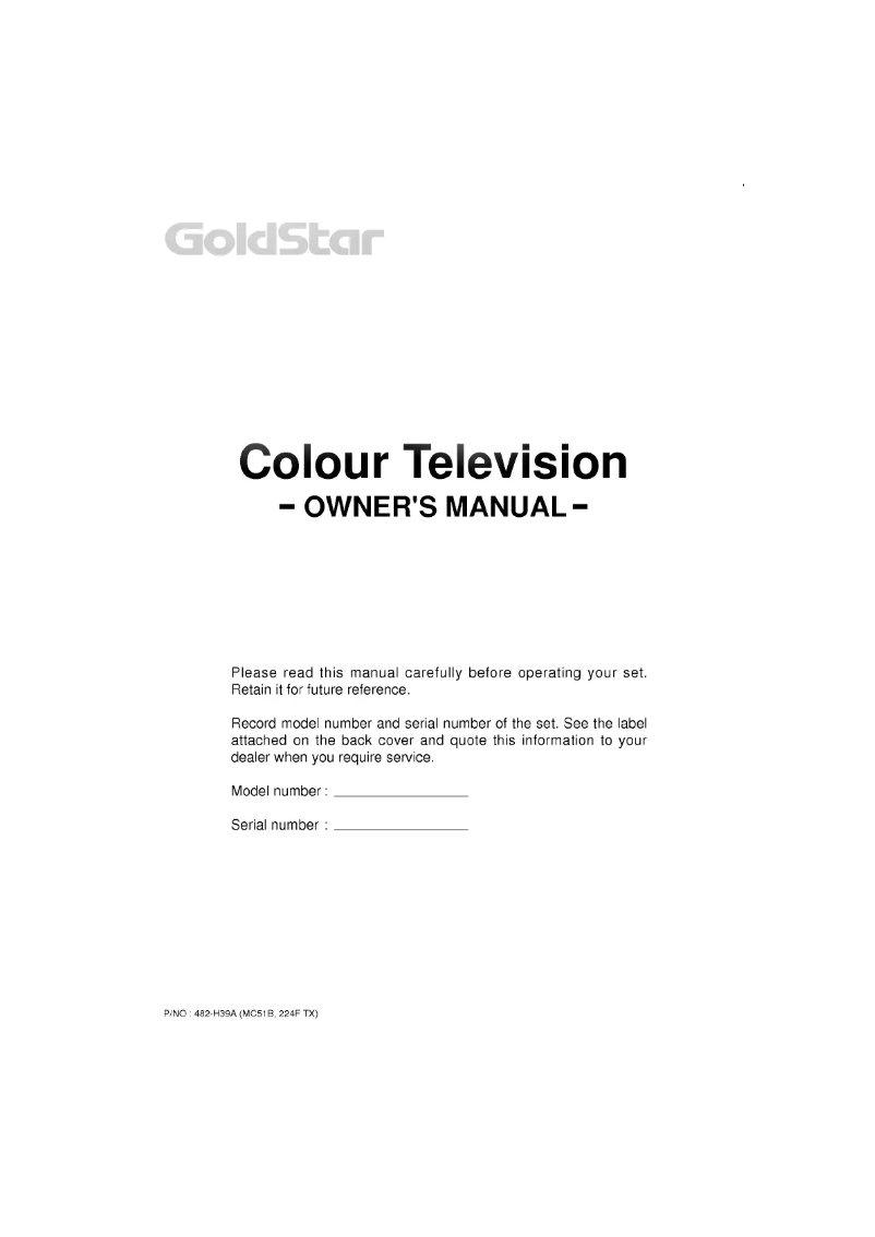 First page image of the manual for CF-29C26X