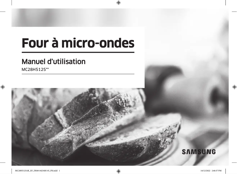 First page image of the manual for MC28H5125CK