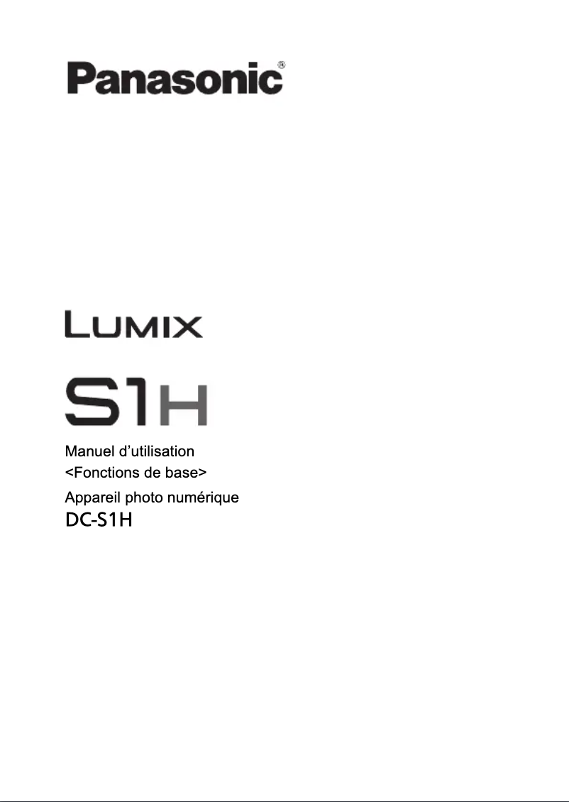 First page image of the manual for Lumix DC-TS7