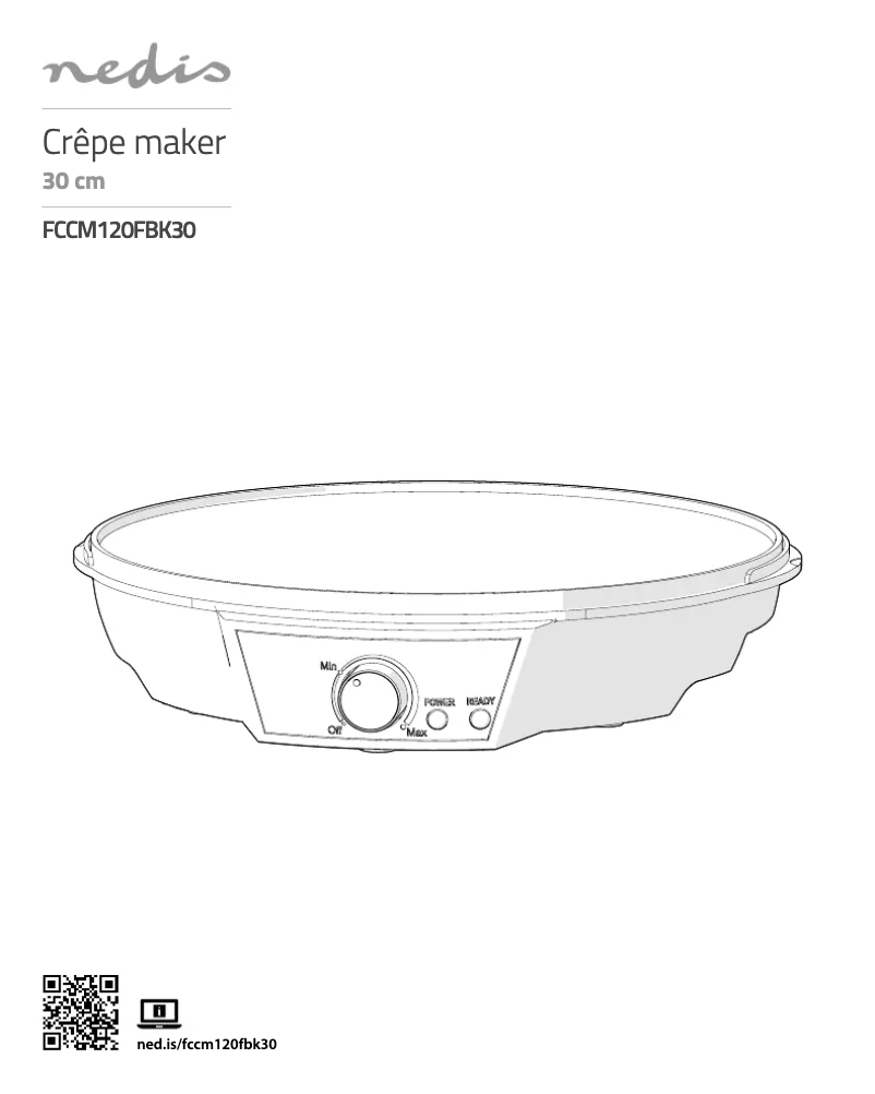 Page 1 of the manual User Manual Nedis FCCM120FBK30