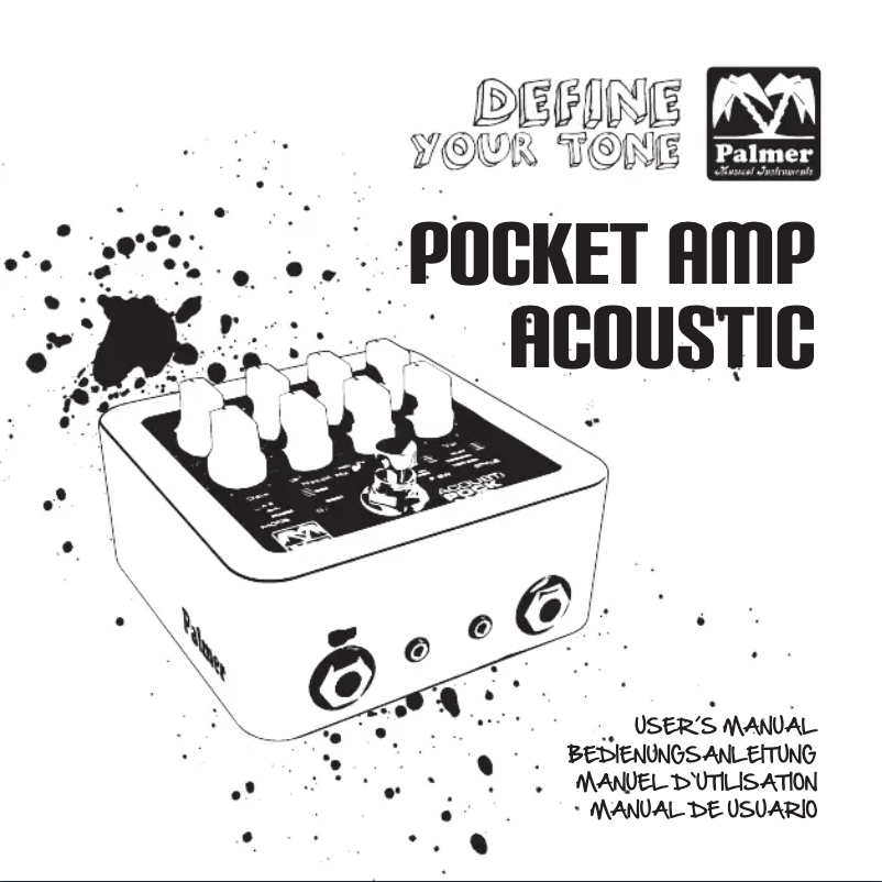 First page image of the manual for Pocket Amp Acoustic