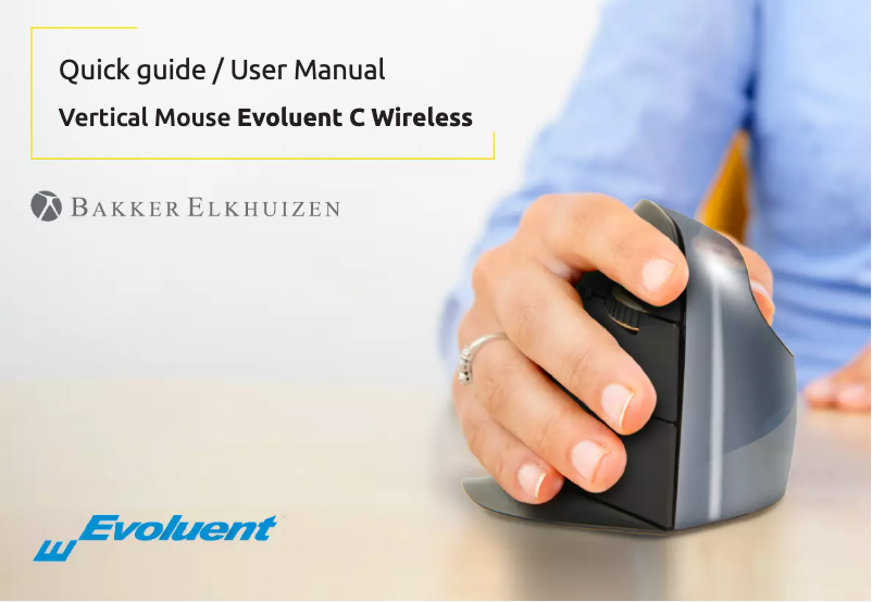 Page 1 of the manual User Manual BakkerElkhuizen Evoluent C Wireless