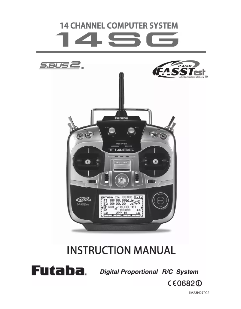 Page 1 of the manual User Manual Futaba 14SG