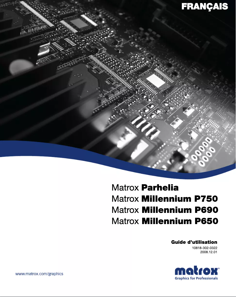 First page image of the manual for Millennium P650