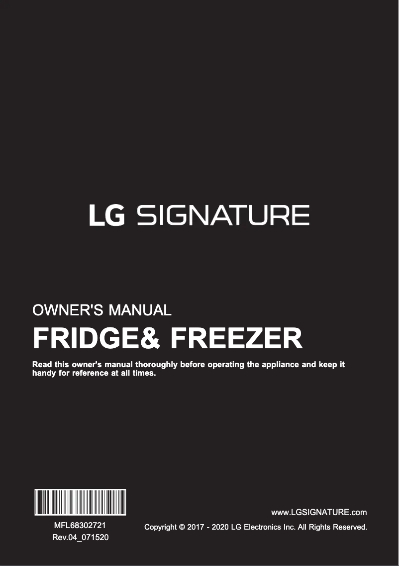 First page image of the manual for GF-X9052GR