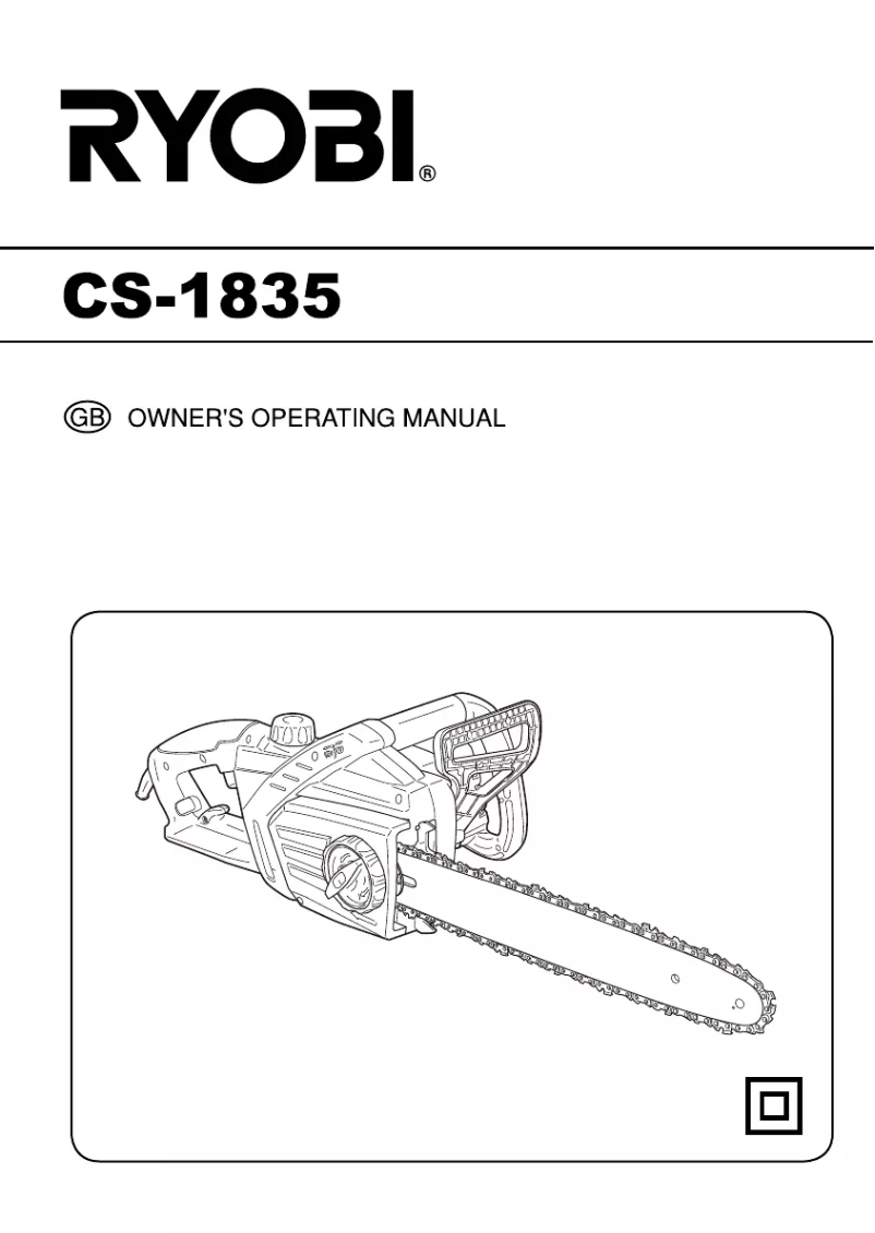 First page image of the manual for CS-1835