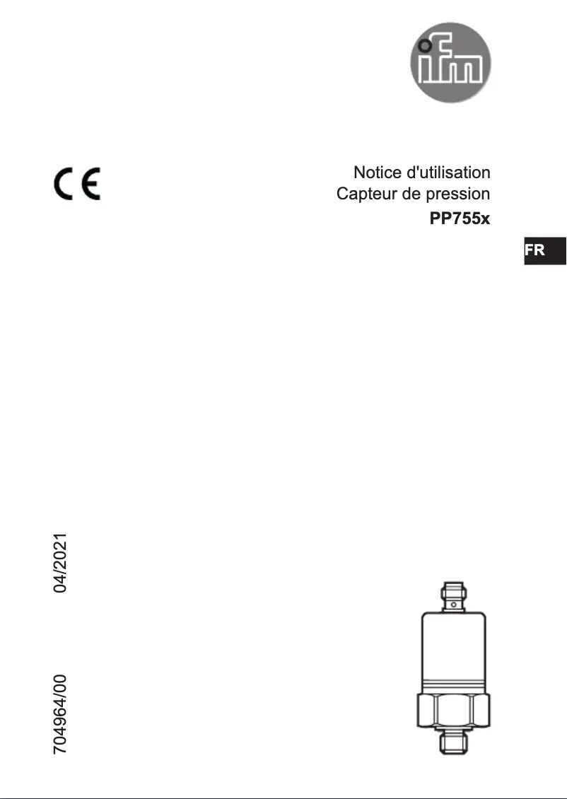 First page image of the manual for PP7554