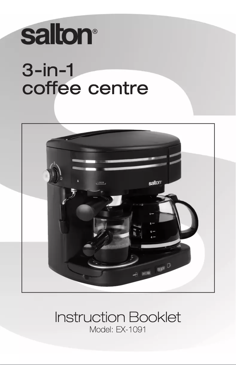 First page image of the manual for EX1091