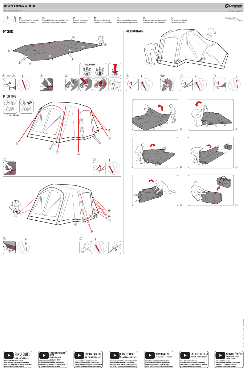First page image of the manual for Montana 4 Air