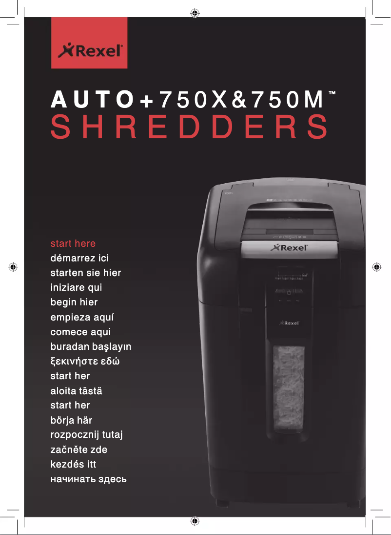 Page 1 of the manual User Manual Rexel 2103750EU