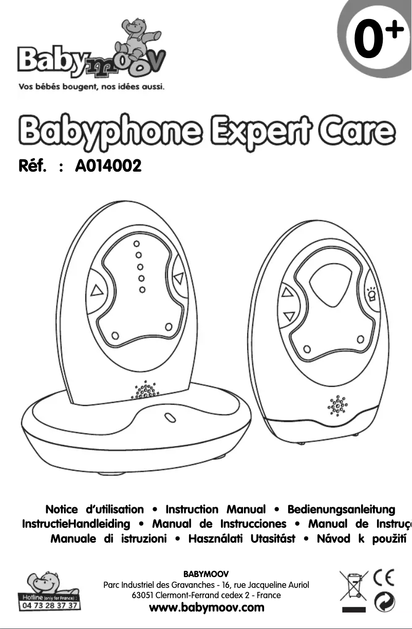 Page 1 of the manual User Manual Babymoov Expert Care