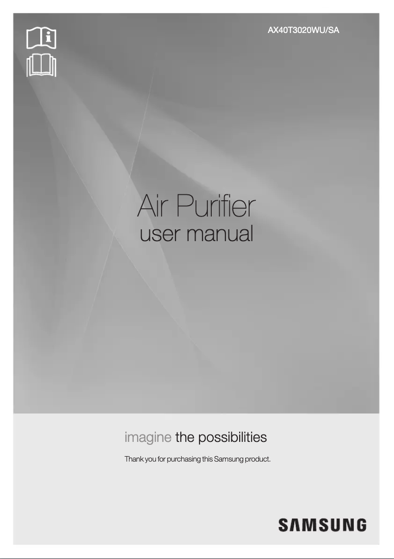 Page 1 of the manual User Manual Samsung AX40T3020WU