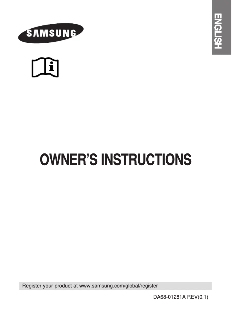 First page image of the manual for RL36SBSM