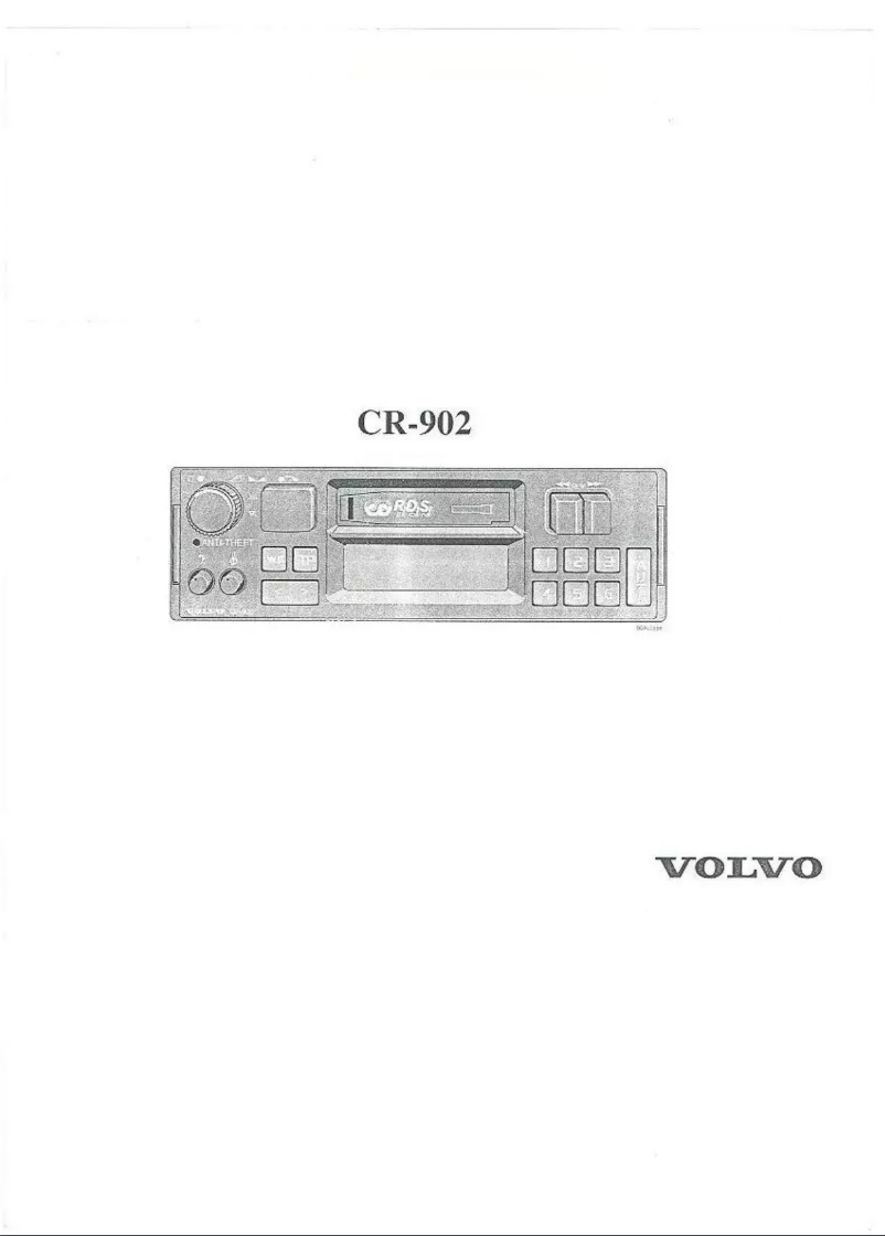 Image de la première page du manuel de l'appareil CR-902