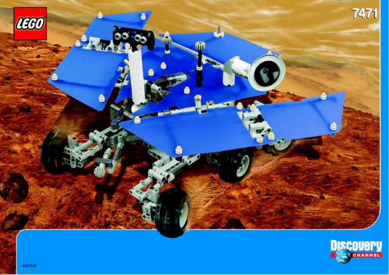 Page 1 of the manual User Manual Lego Mars Exploration Rover