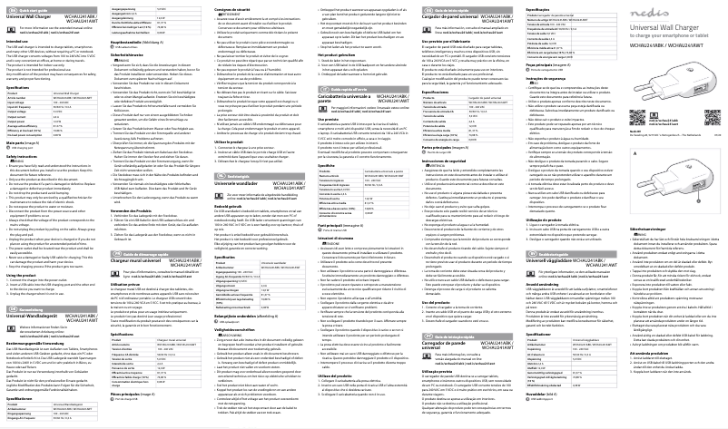 First page image of the manual for WCHAU241ABK