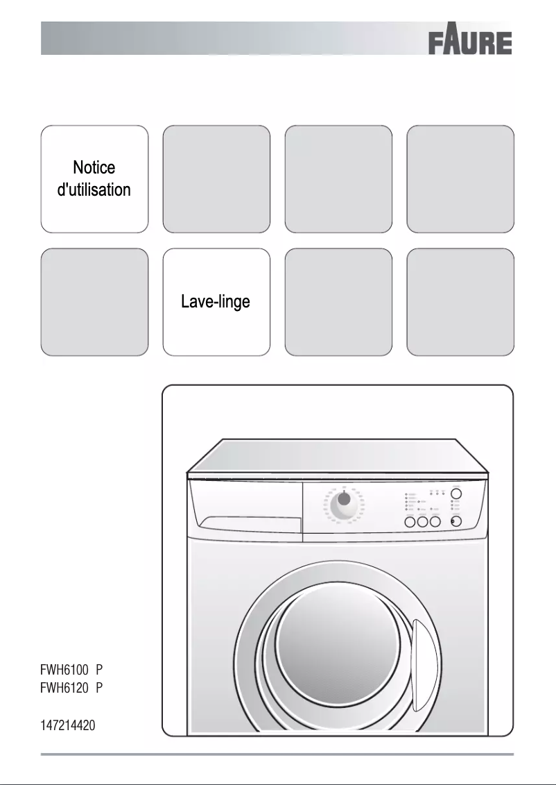 First page image of the manual for FWH6120P