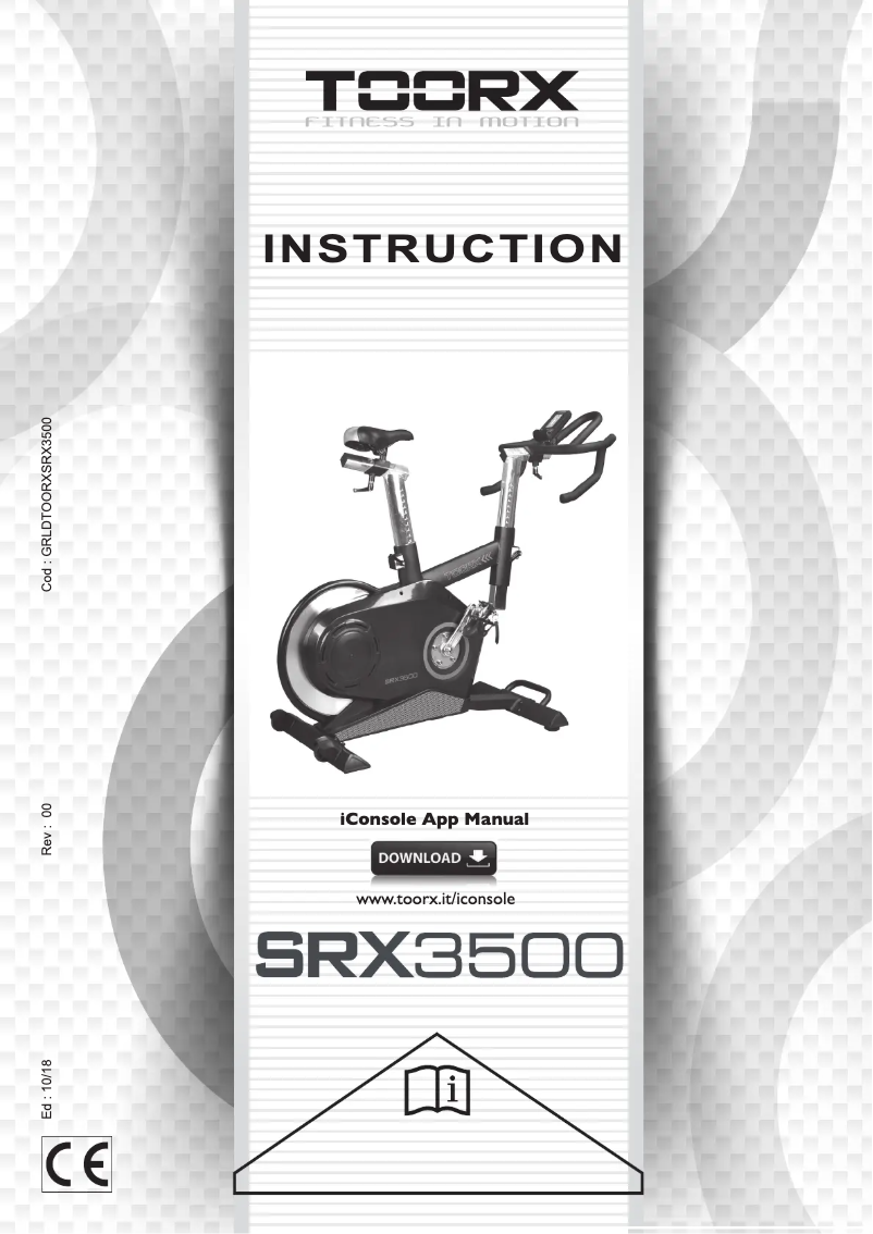 Page 1 of the manual User Manual Toorx SRX-3500