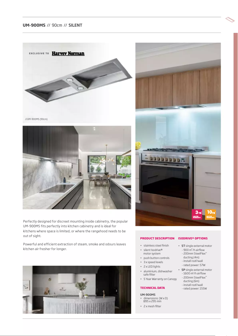 First page image of the manual for UM-900MS