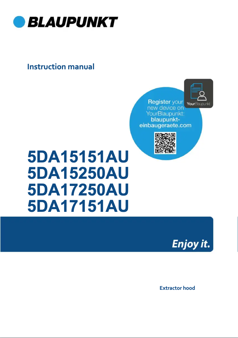 Image de la première page du manuel de l'appareil 5DA17151