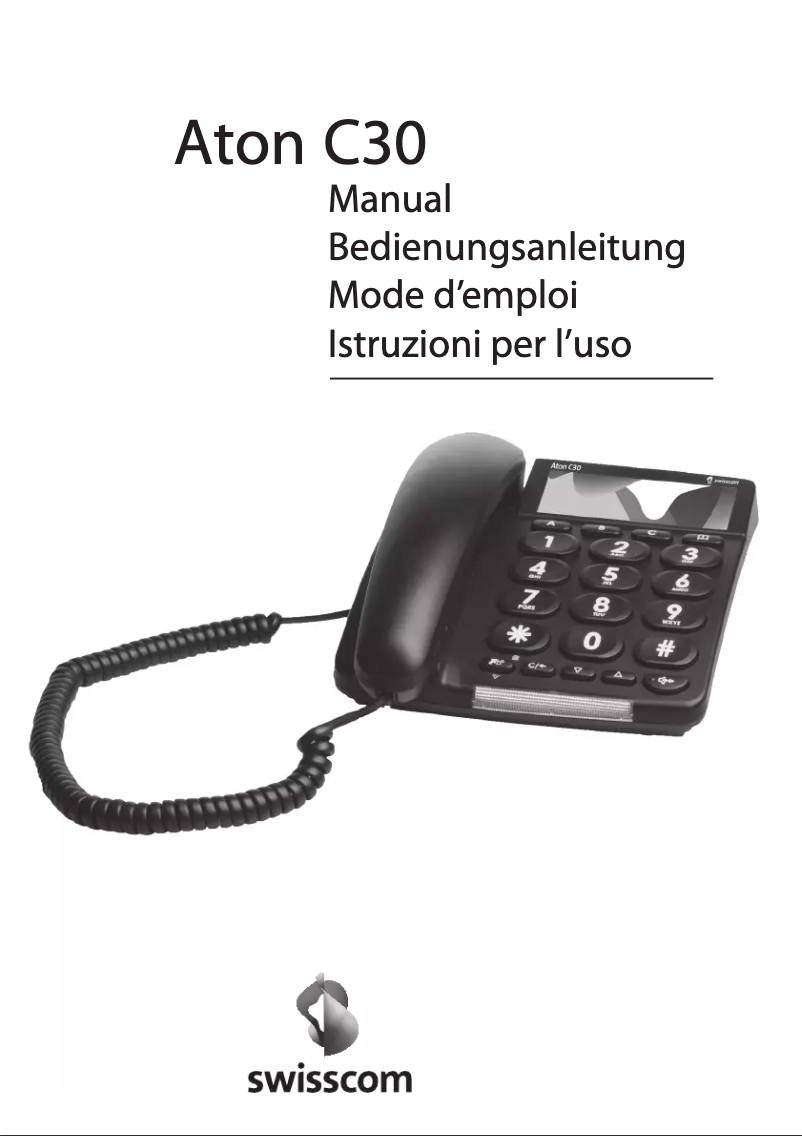 First page image of the manual for Aton C30