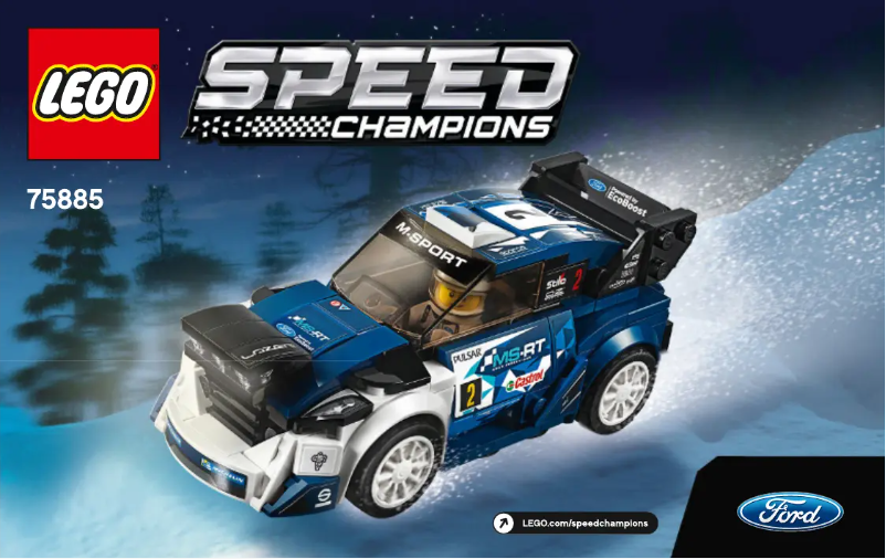 First page image of the manual for Speed Champions 75885