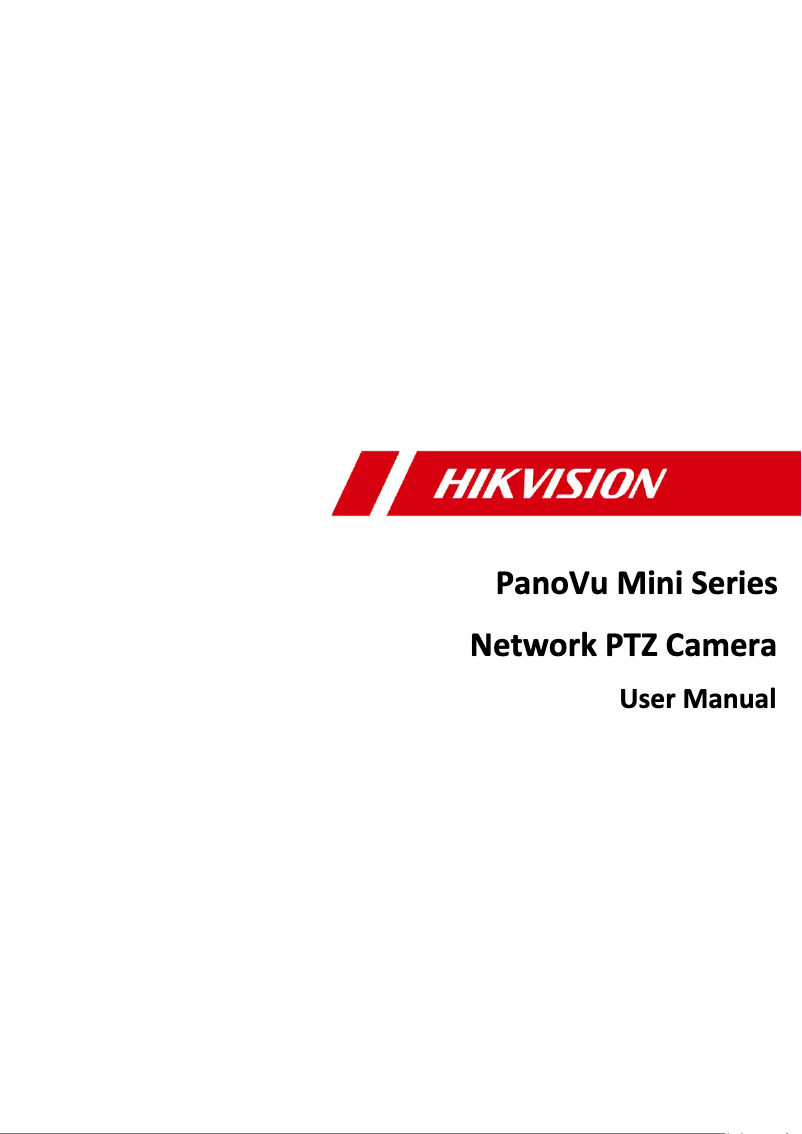 Page 1 of the manual User Manual Hikvision PanoVu DS-2PT3326IZ-DE3