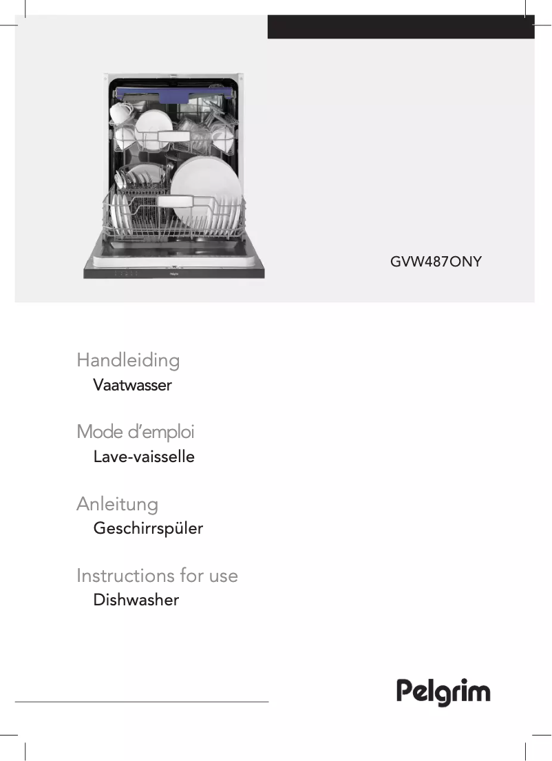 First page image of the manual for GVW487ONY