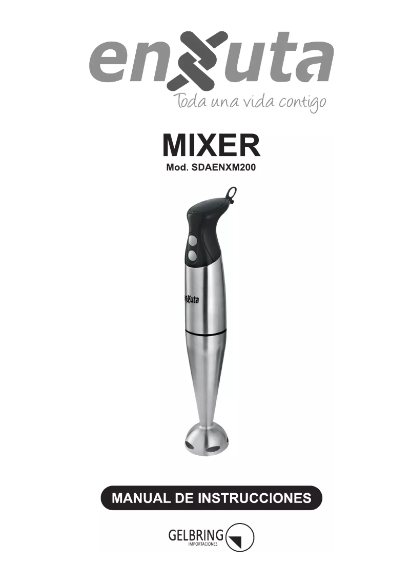 Page 1 of the manual User Manual Enxuta SDAENXM200