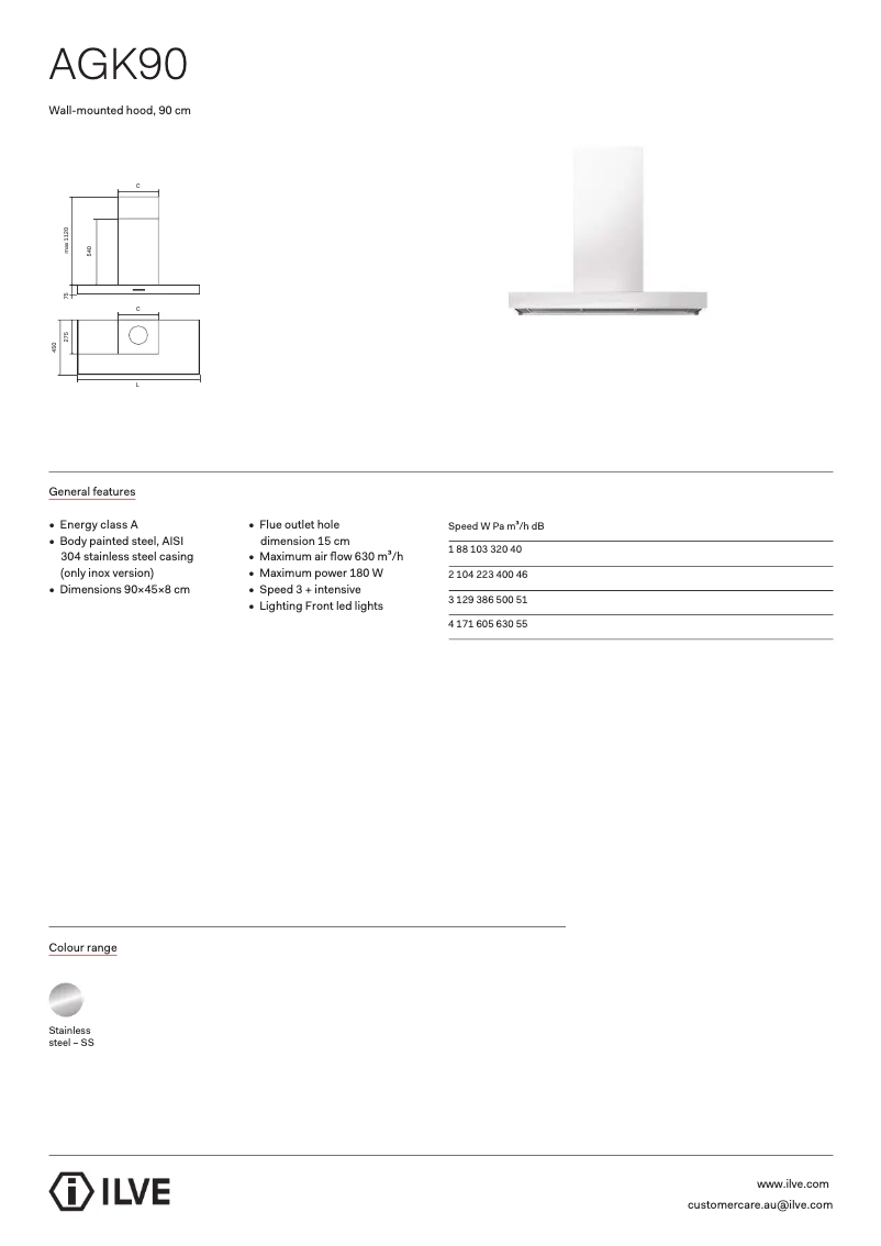First page image of the manual for AGK90