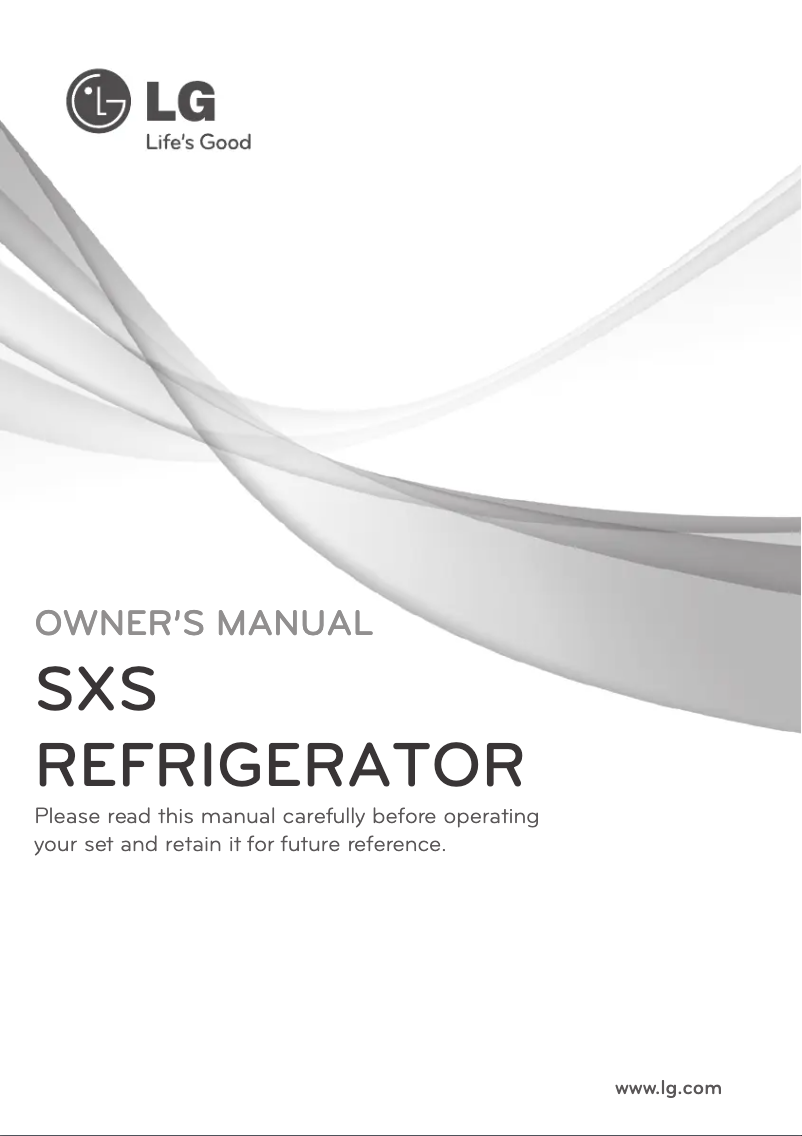 First page image of the manual for GS3159AEHZ1