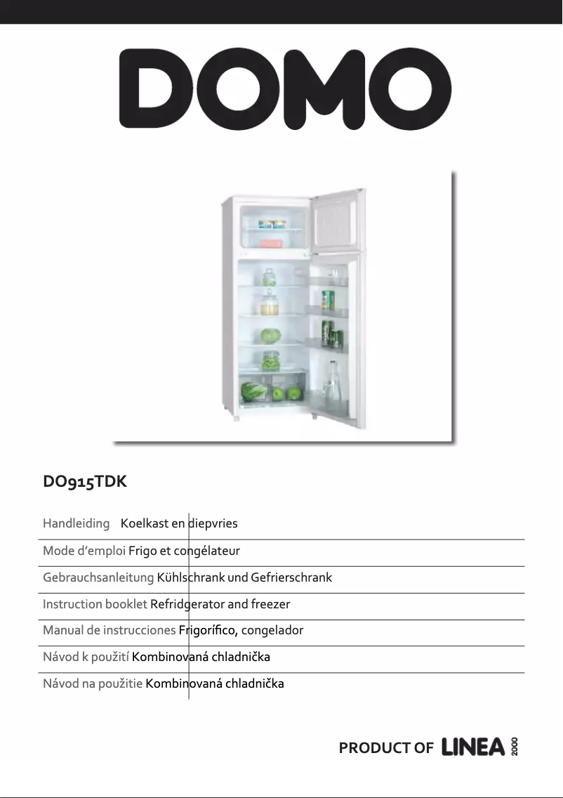 First page image of the manual for DO915TDK