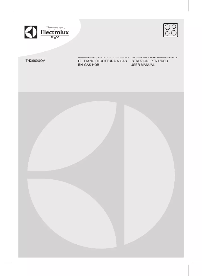 Page 1 of the manual User Manual Rex THX960UOV