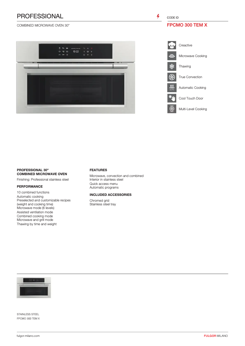 First page image of the manual for FPCMO 300 TEM