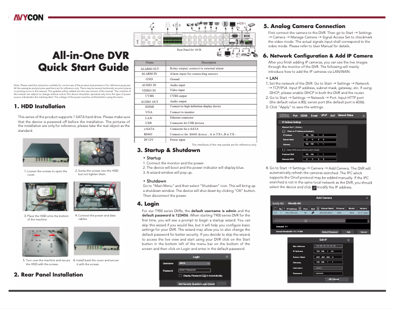 First page image of the manual for AVR-HT516A