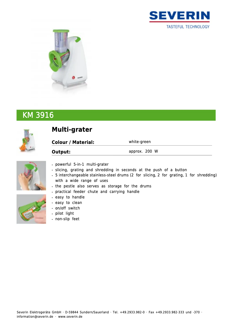 Image de la première page du manuel de l'appareil KA 3916