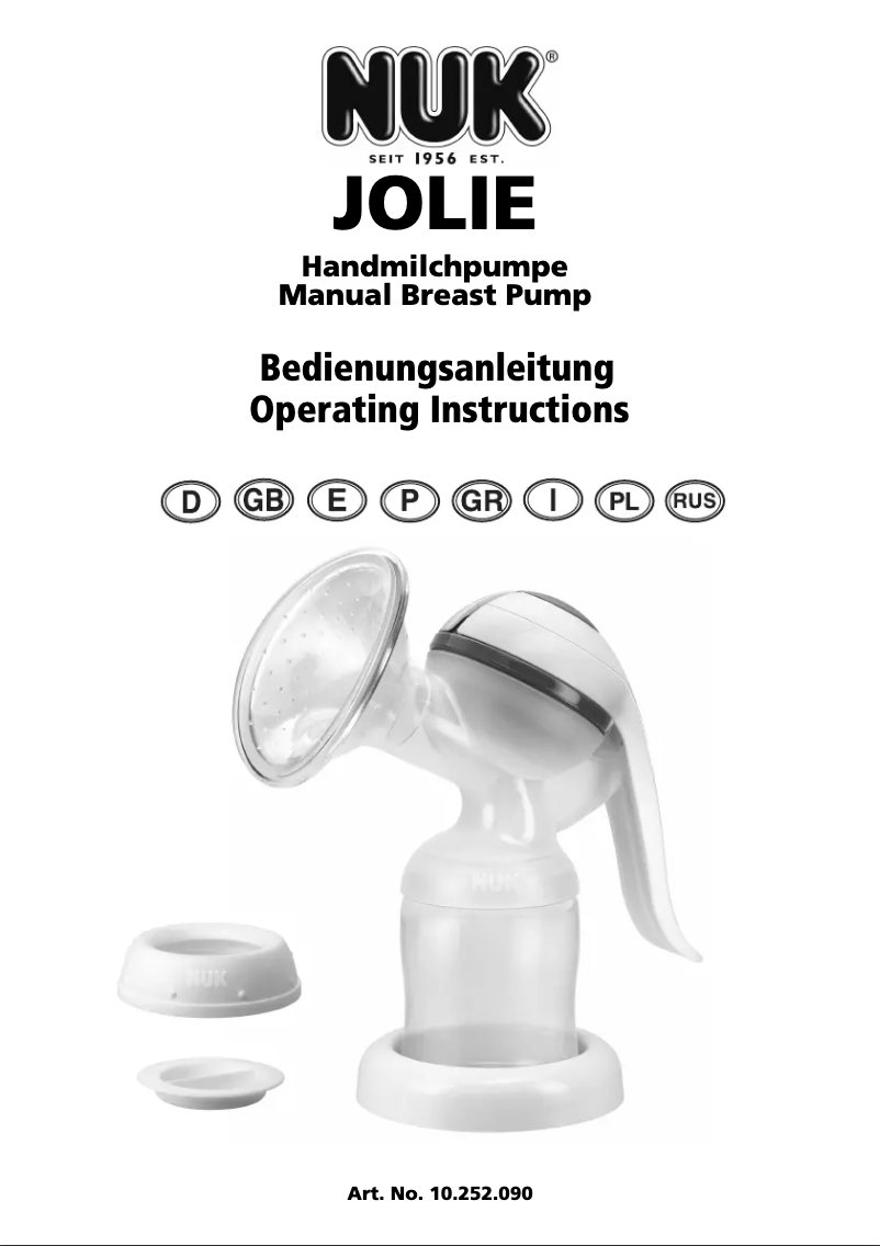 Image de la première page du manuel de l'appareil Jolie