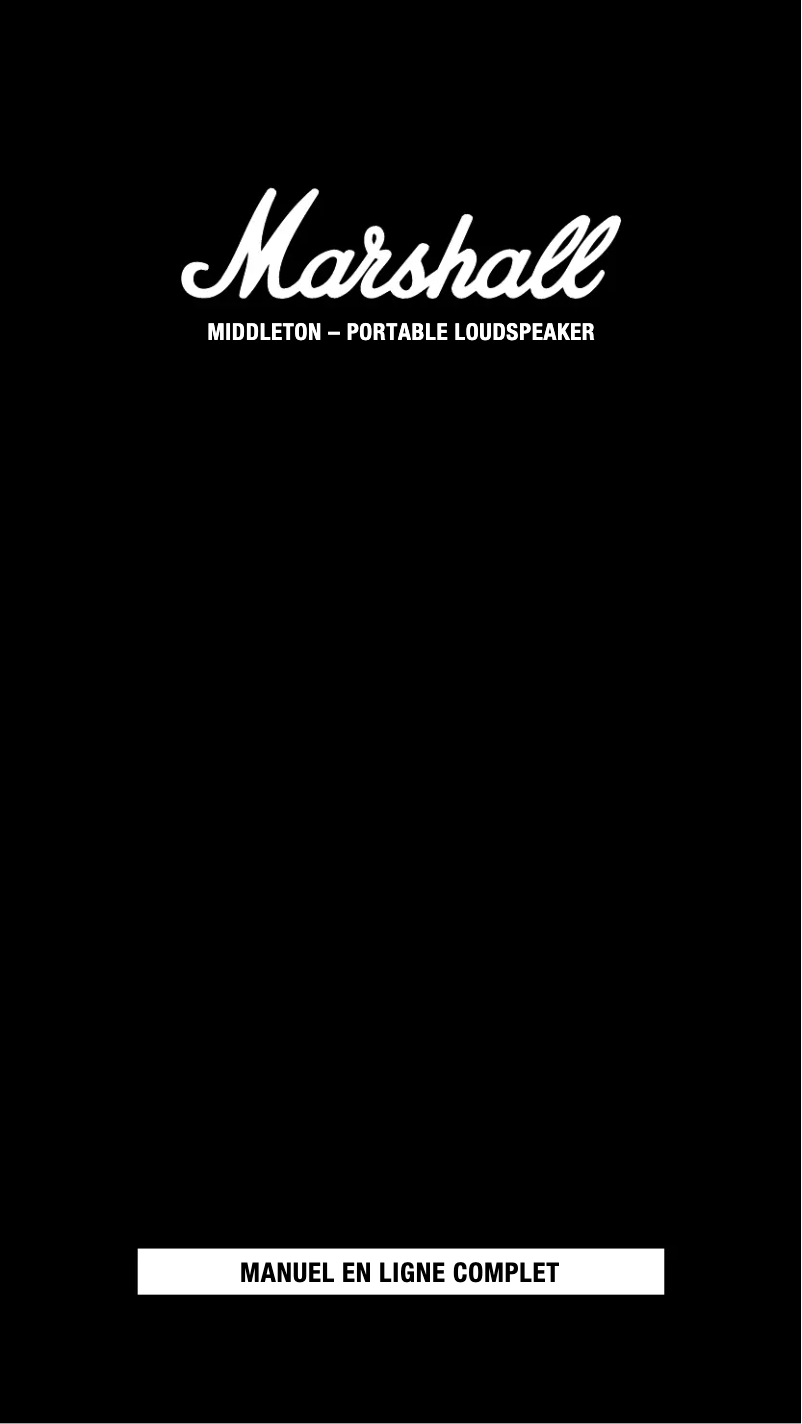 Image de la première page du manuel de l'appareil Middleton