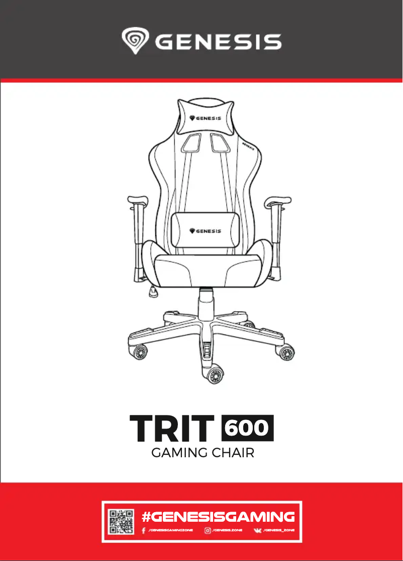 Page 1 of the manual User Manual Genesis Trit 600