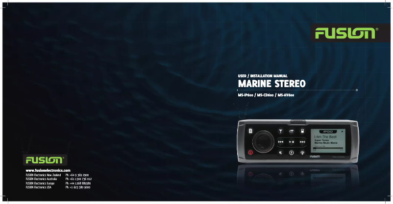 Image de la première page du manuel de l'appareil MS-CD600