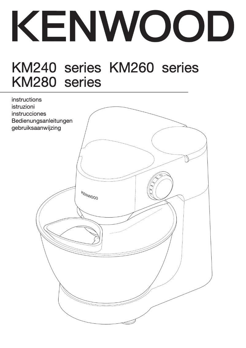 Page 1 of the manual User Manual Kenwood KM286