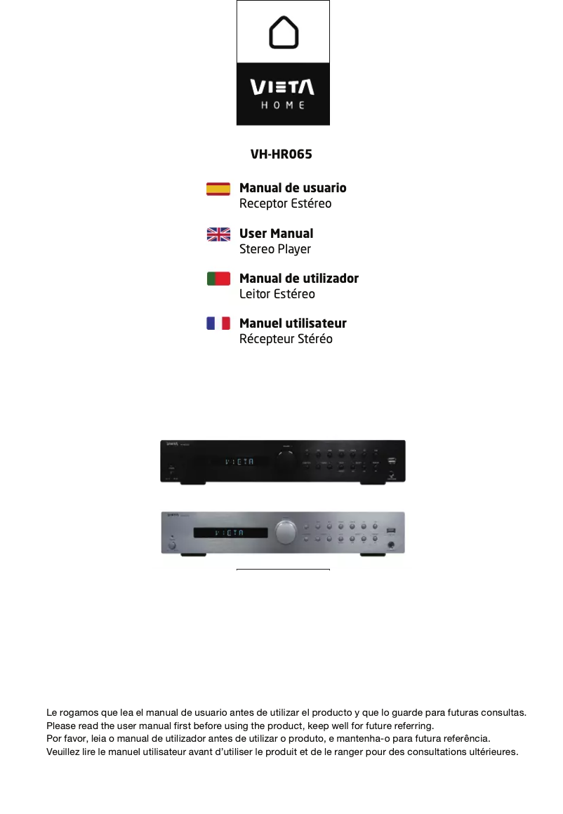 First page image of the manual for VH-HR065