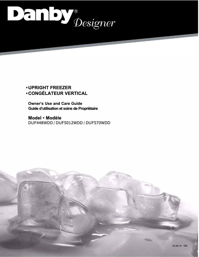 Page 1 of the manual User Manual Danby Designer DUF5012WDD