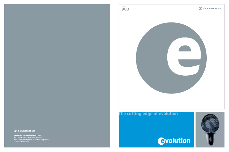 First page image of the manual for e 905