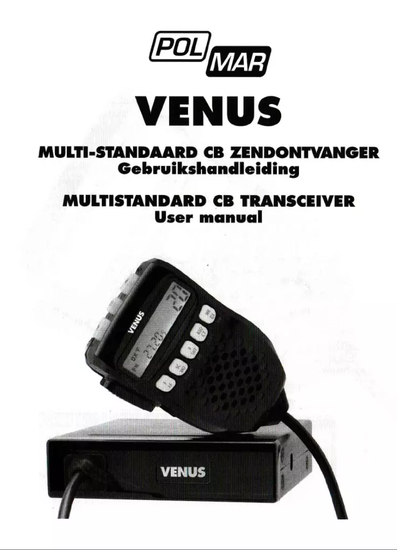 First page image of the manual for Venus