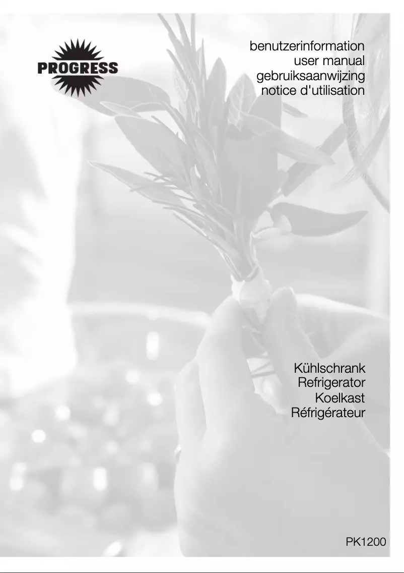 First page image of the manual for PK1200